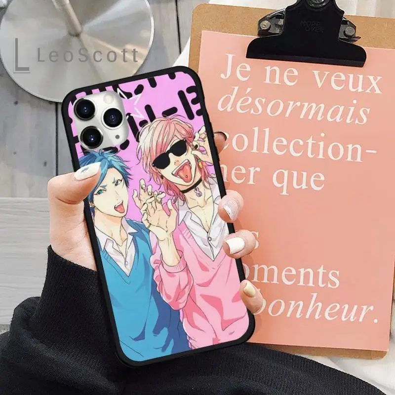 

anime Yarichin bitch Club DIY Phone Case for iPhone 11 12 mini pro XS MAX 8 7 6 6S Plus X 5S SE 2020 XR
