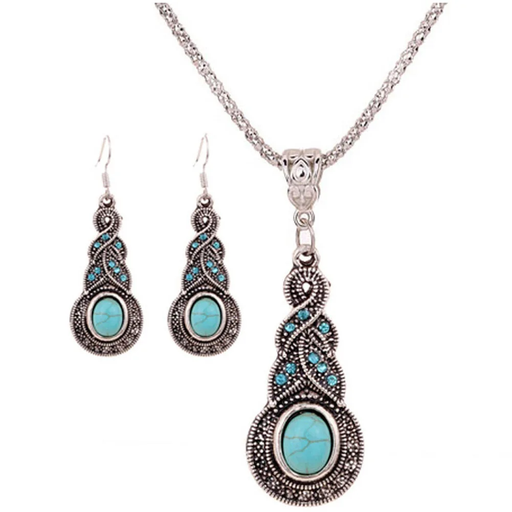 Collares mujer etnicos африканские синие хрустальные бусины подвеска на ожерелье Павлин