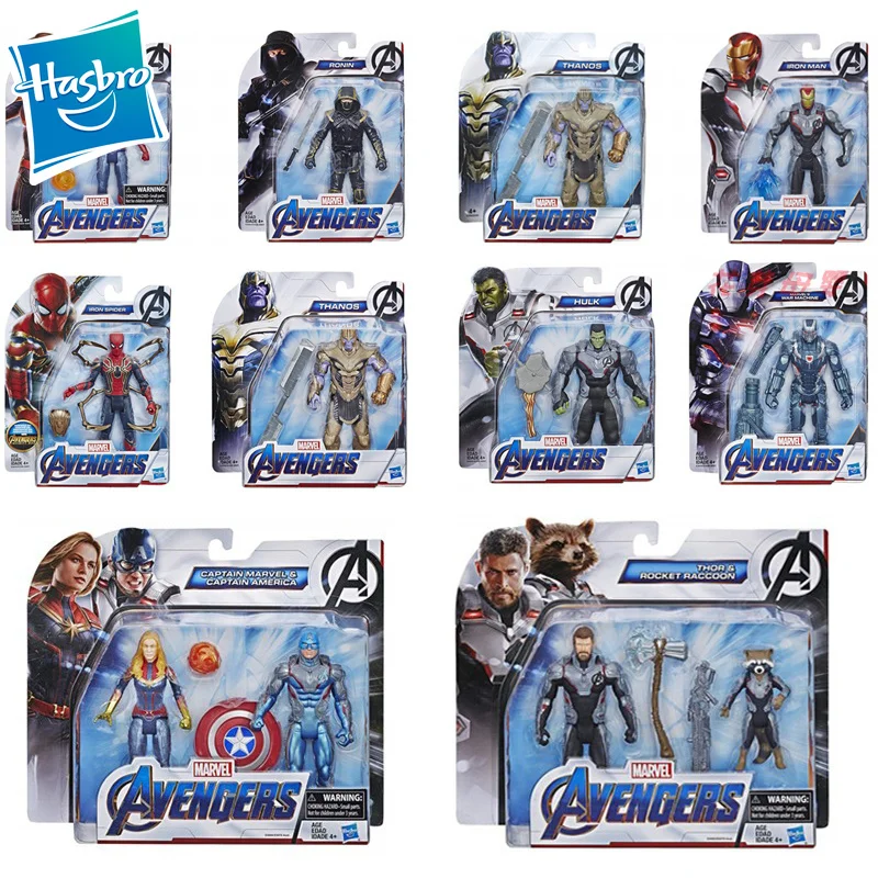 

HASBRO Marvel Avengers Endgame Superhero Captain America Ironman Ant-Man Hulk Thanos Action Fingure Collection Model Toys Gift