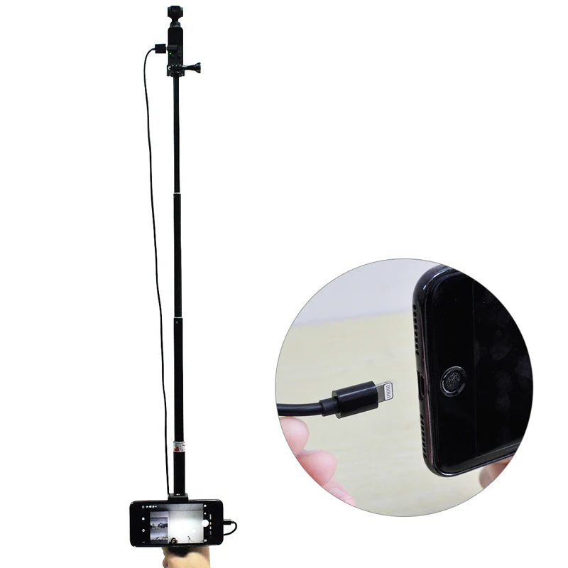 Для DJI OSMO ACTION карманный портативный селфи палка Регулируемый зажим для