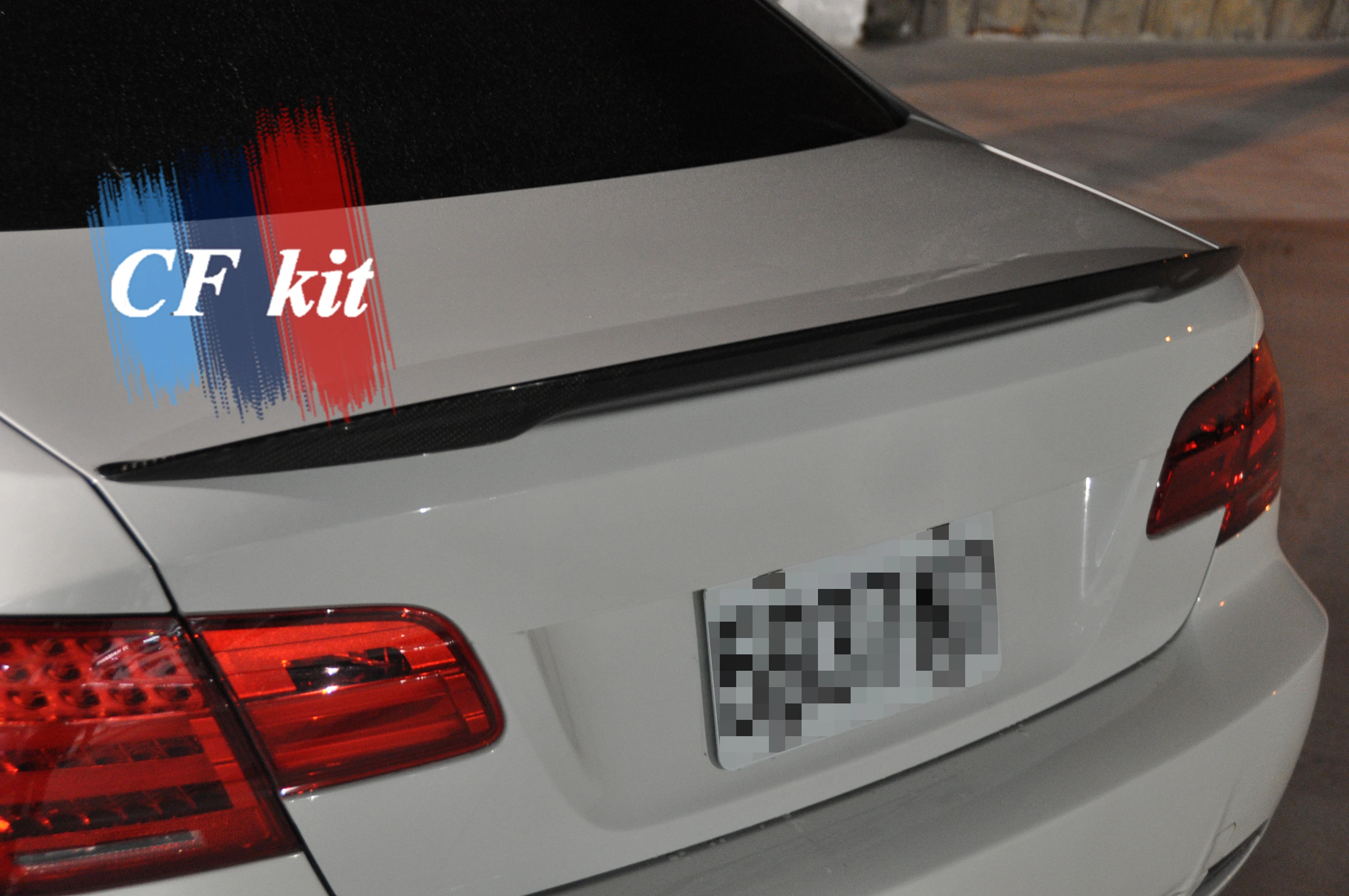 CF комплект крыло Настоящее углеродное волокно задний багажник губа крылья