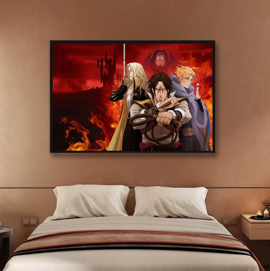 

Холщовый постер Castlevania для видеоигр, домашняя фотография (без рамки)