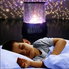 Лампа-проектор звездного неба, романтическая светодиодная, для спальни