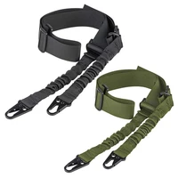 2pcs tactical 2 point gun sling shoulder strap outdoor rifle sling with qd metal buckle shotgun gun belt hunting gun accessories