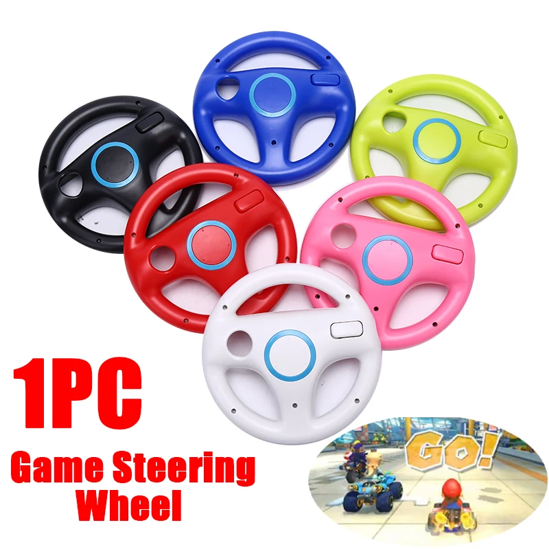 

1pcs Kart Racing Wheel Games Steering Wheel for Wii Remote Game Controller