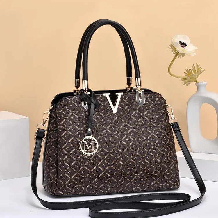 

High Quality Splite Leather Women Shopping Totes 2021 New Fashion Single Shoulder Crossbody Bag Ladies Fashionable Purses Bolso