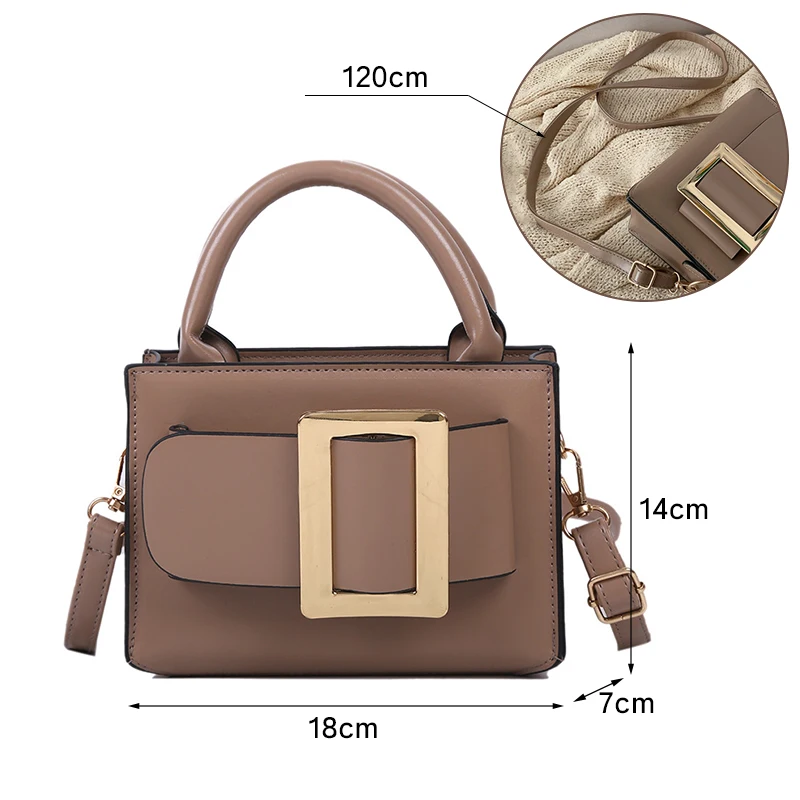 

New Mini Crossbody Shoulder Bag For Women 2021 Quality PU Leather Designer Handbag Portable Messenger Travel Lipstick Bag Retro