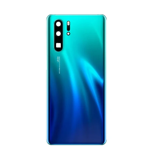 Aurora Для huawei P30 Pro задняя крышка батарейного отсека стеклянная задняя крышка корпуса дверная камера стеклянная рамка объектива Запасные части для ремонта - Цвет: Aurora