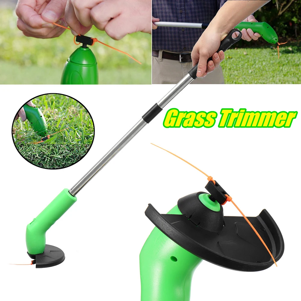 Multifunctional Electric Grass Trimmer Portable Handheld Garden Tools String Cutter Pruning Mini Lawn Mower for Grass New