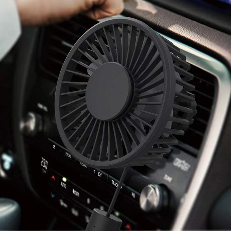 Car USB Fan Mini Strong Winds 3 Speeds 360 degree Rotation Air Circulating Suitable for SUVs Automobiles | Компьютеры и офис