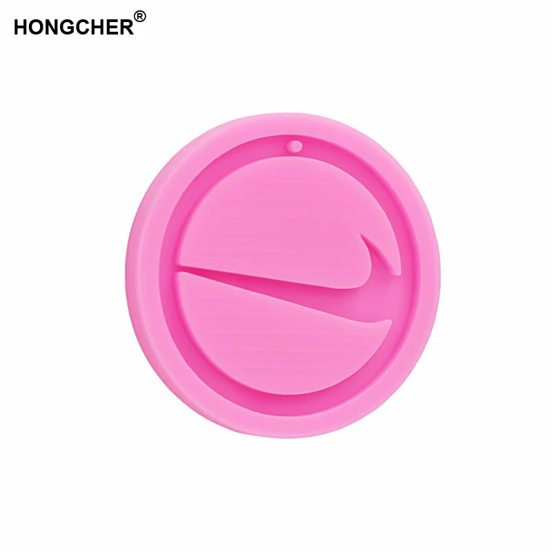 

New Shiny Ring round necklace pendant earring silicone molds, key ring epoxy clay polymer mold kitchen cake baking mou