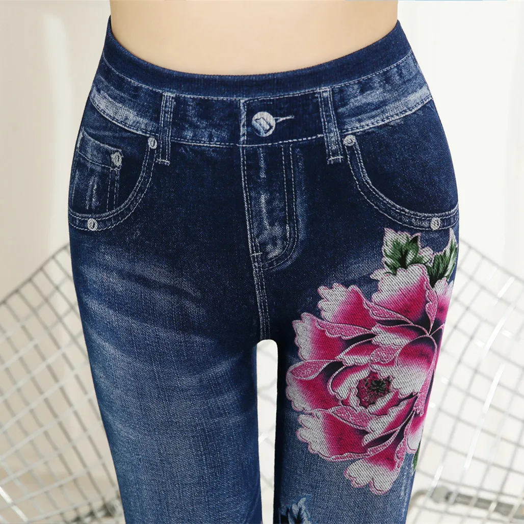 Зимние ковбойские эластичные леггинсы утепленные штаны нижнее белье с высокой