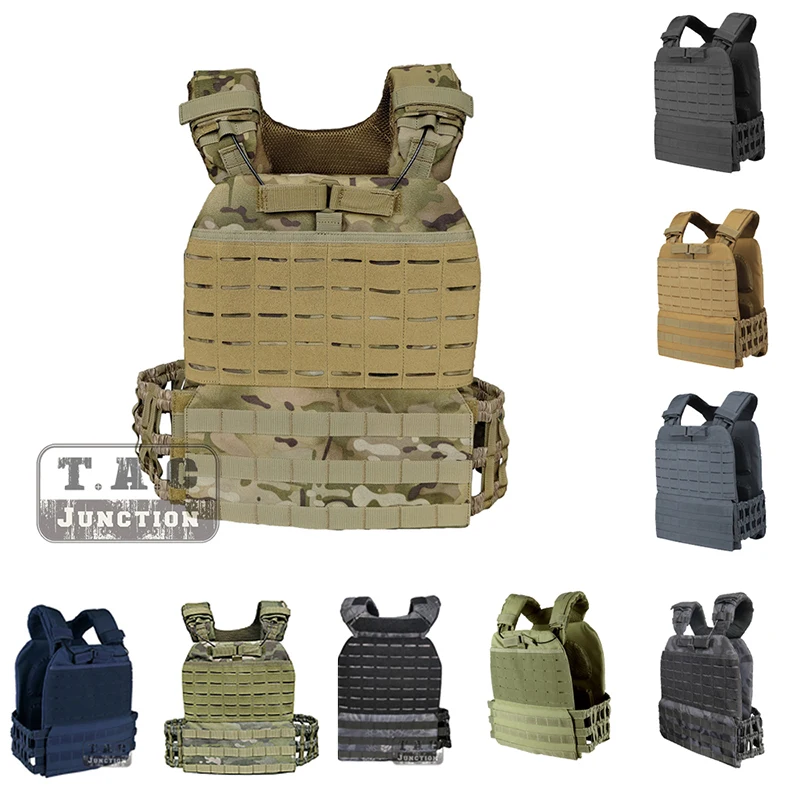 Cross Fit Tactical Vest Body Armor Combat Adjustable Heavy Quick Release CS Airsoft Protective Vest Training Plate Carrier