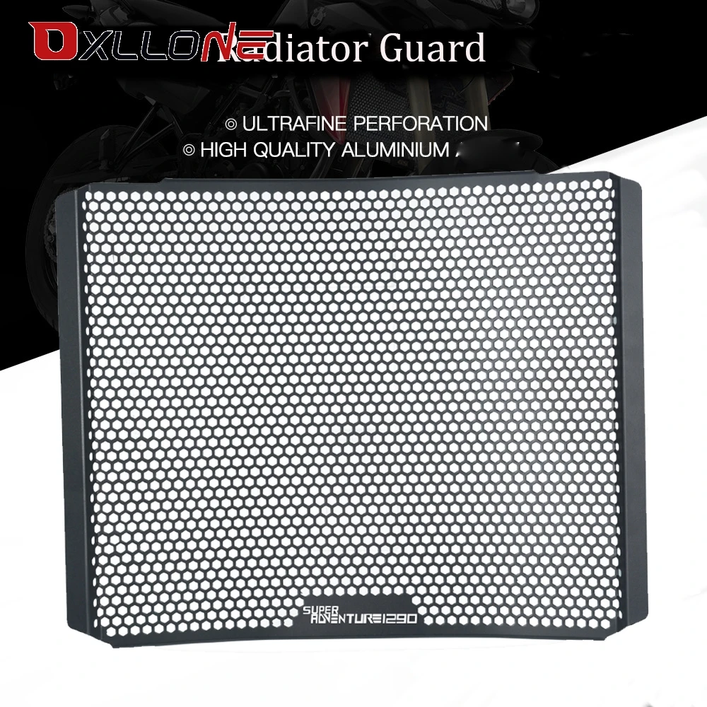 

For 1290 Super Adventure Radiator Guard 2015-2016 Motorcycle Accessories Aluminum Radiator Grille Guard Cover with logo