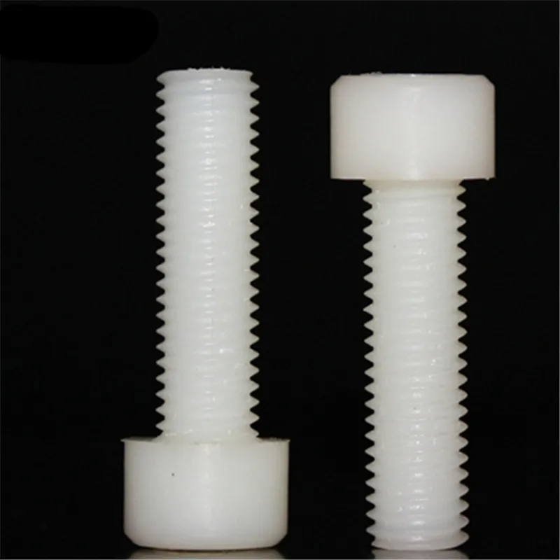 

M8 M10 M12 PA66 Plastic Nylon Hexagon Socket Head Cap Knurled Hand Screw Bolts