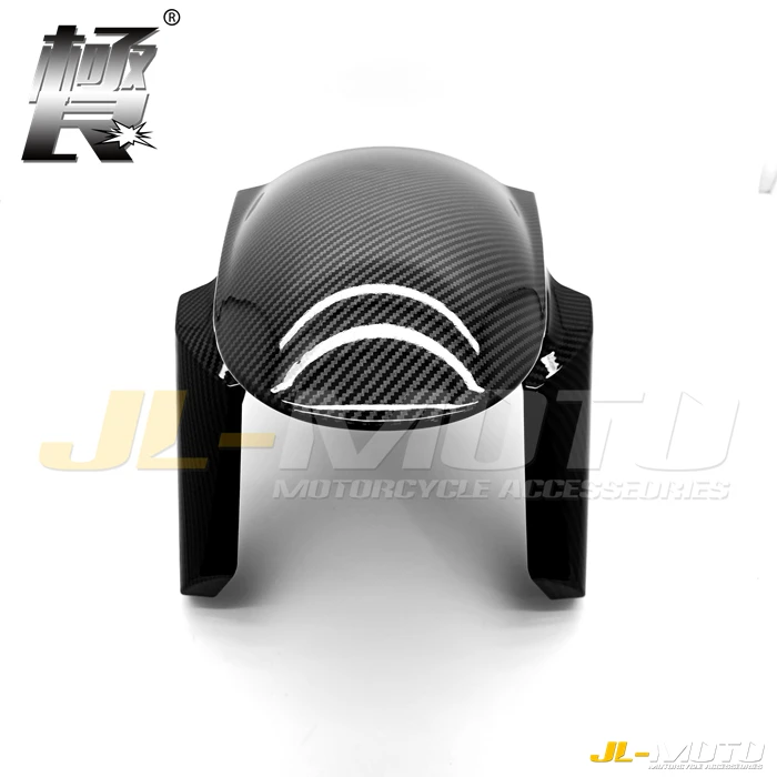 Углеродного волокна окрашенные обтекатель переднее крыло Панель подходит для