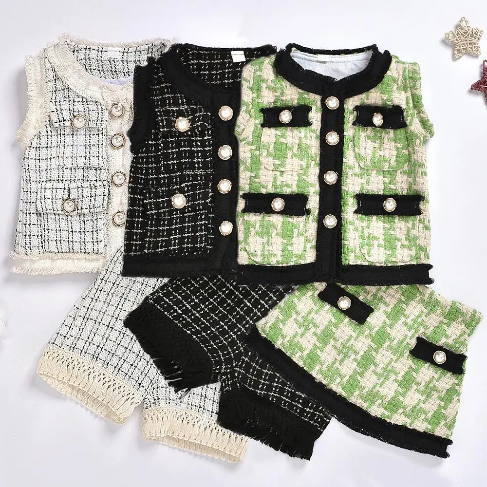 CYSINCOS/2020 г. модная одежда для малышей Детский костюм новый корейский стиль жилет с