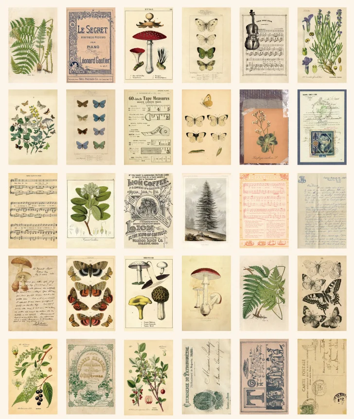 Дорожная морская бумажная открытка 143 мм х 93 (1 упаковка = 30 штук)|Бумага для писем| |