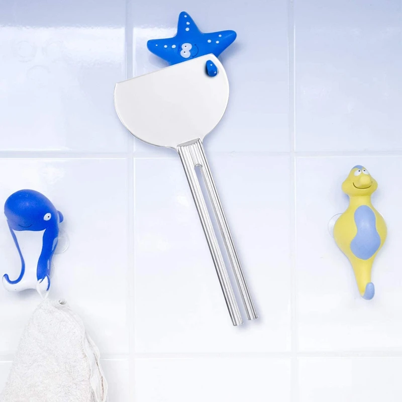 6 шт. Металлический Дозатор зубной пасты дозатор ключ ролика трубки паста