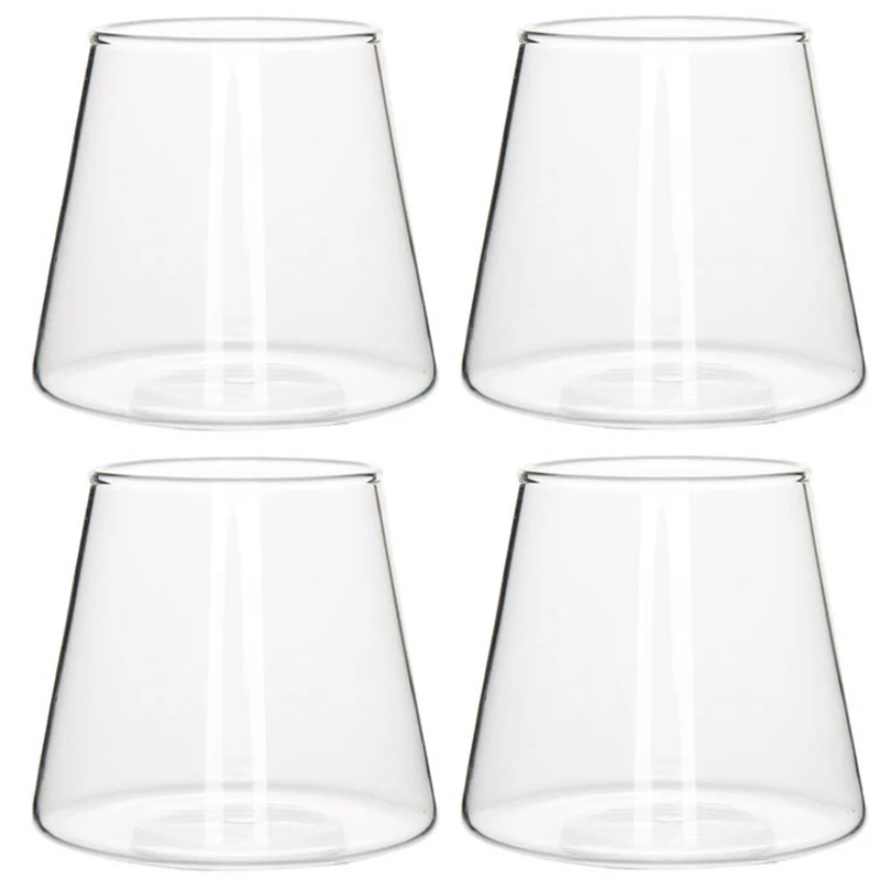 Set of 4 4 шт. крепление Fuji Коктейльные бокалы Стекло Виски Стекло пивное стекло 280 мл набор из 4 - Цвет: Set of 4