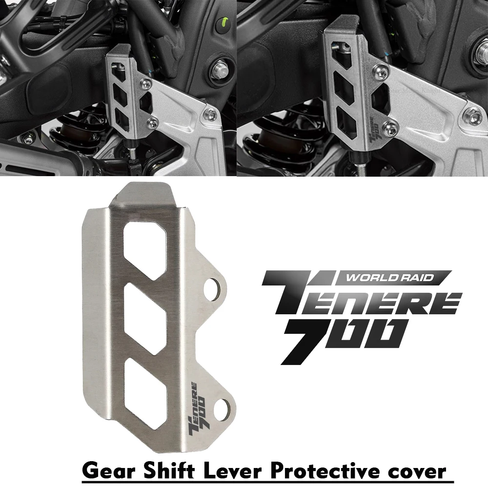 

T700 For YAMAHA Tenere 700 TENERE 700 Gear Shift Lever Protective cover T7 Rear Brake Master Cylinder Guard