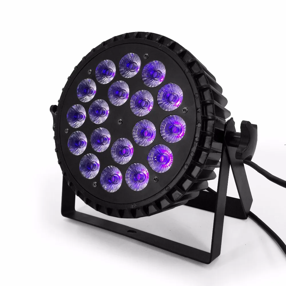 Алюминиевый сплав 18x18 Вт RGBWA UV 4в1 5в1 6в1 светодиодный Par DMX512 для дискотек музыкальный Сценический Эффект диско лампа сценический светильник