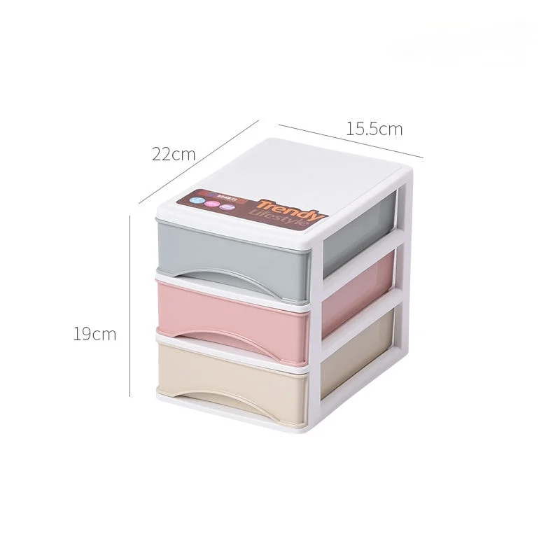 

Office desktop storage cabinet simple drawer cosmetics storage box plastic underwear storage box file sundries