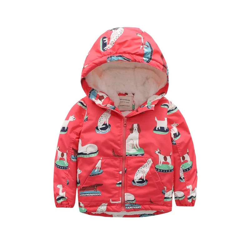 2018 New Arrival Limited Full Private And Velvet With Thick Cotton-padded Jacket Baby Windbreaker Coat Clothes Charge | Детская одежда
