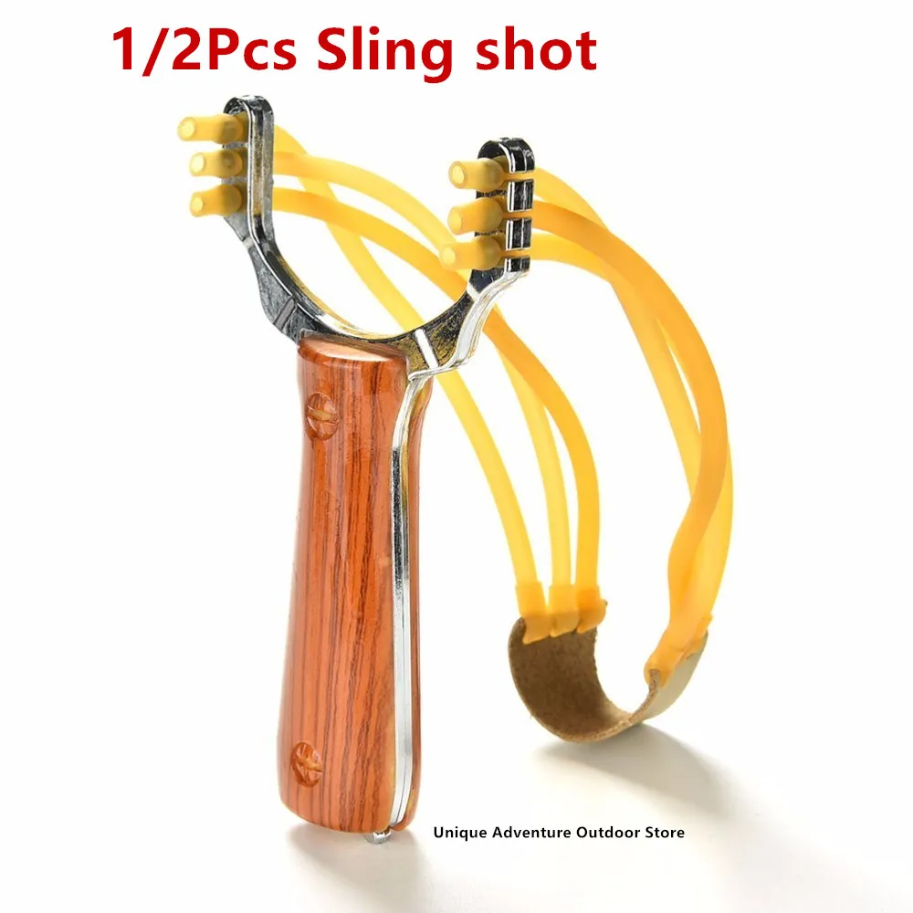 

1/2 шт. слинга Профессиональный Рогатка алюминиевого сплава Рогатка камуфляж лук Unhurtable на открытом воздухе для игры в мяч инструменты