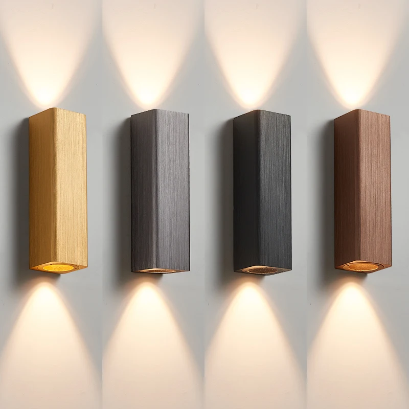 

Modern Aluminum Wall Lamp Led Wall Sconce Living Room Bedroom Mirror Light Bathroom Fixtures Balcony Outdoor Lighting Home Decor