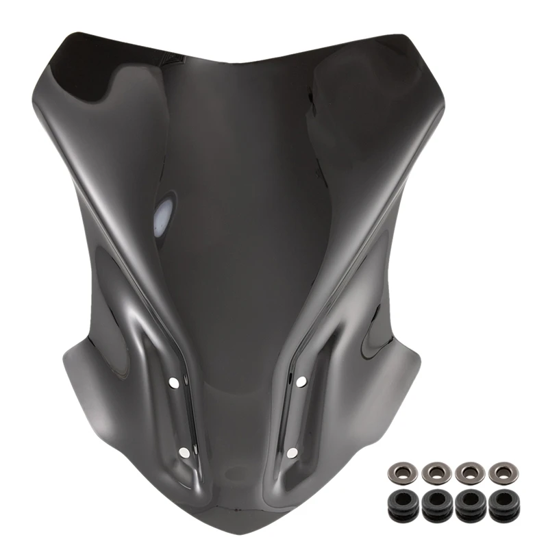 

Motorcycle Front Windshield Fairing Windscreen Deflector for-BMW G310GS G 310 GS 2017 2018 2019, Black