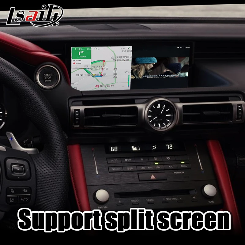 Lsailt 4GB CarPlay/ Android мультимедийный видеоинтерфейс для 2018 now Lexus RCF RC300 RC200t с YouTube Netflix