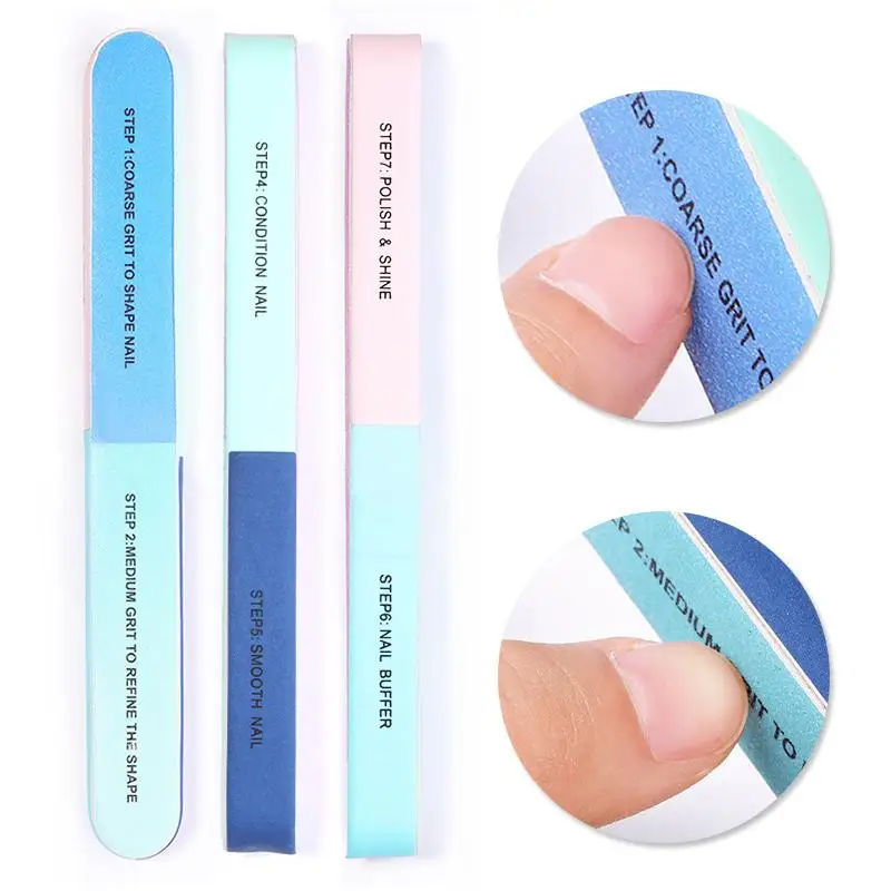 Набор пилок для ногтей УФ-Гель-лак буферный блок Чистящая кисточка 100/180 пилочки