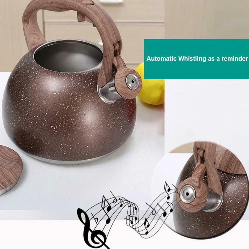 3л чайник с деревянной ручкой большой емкости индукционная плита для воды кофе