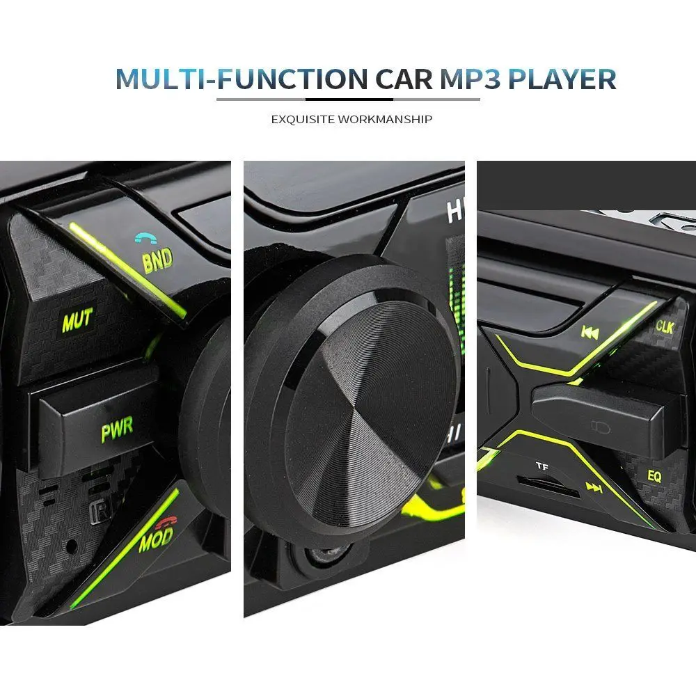 

ESSGOO Car Radio MP3 Player 1 din Autoradio Stereo Auto Audio Bluetooth Multimedia Player FM Aux Input SD USB Aux Input