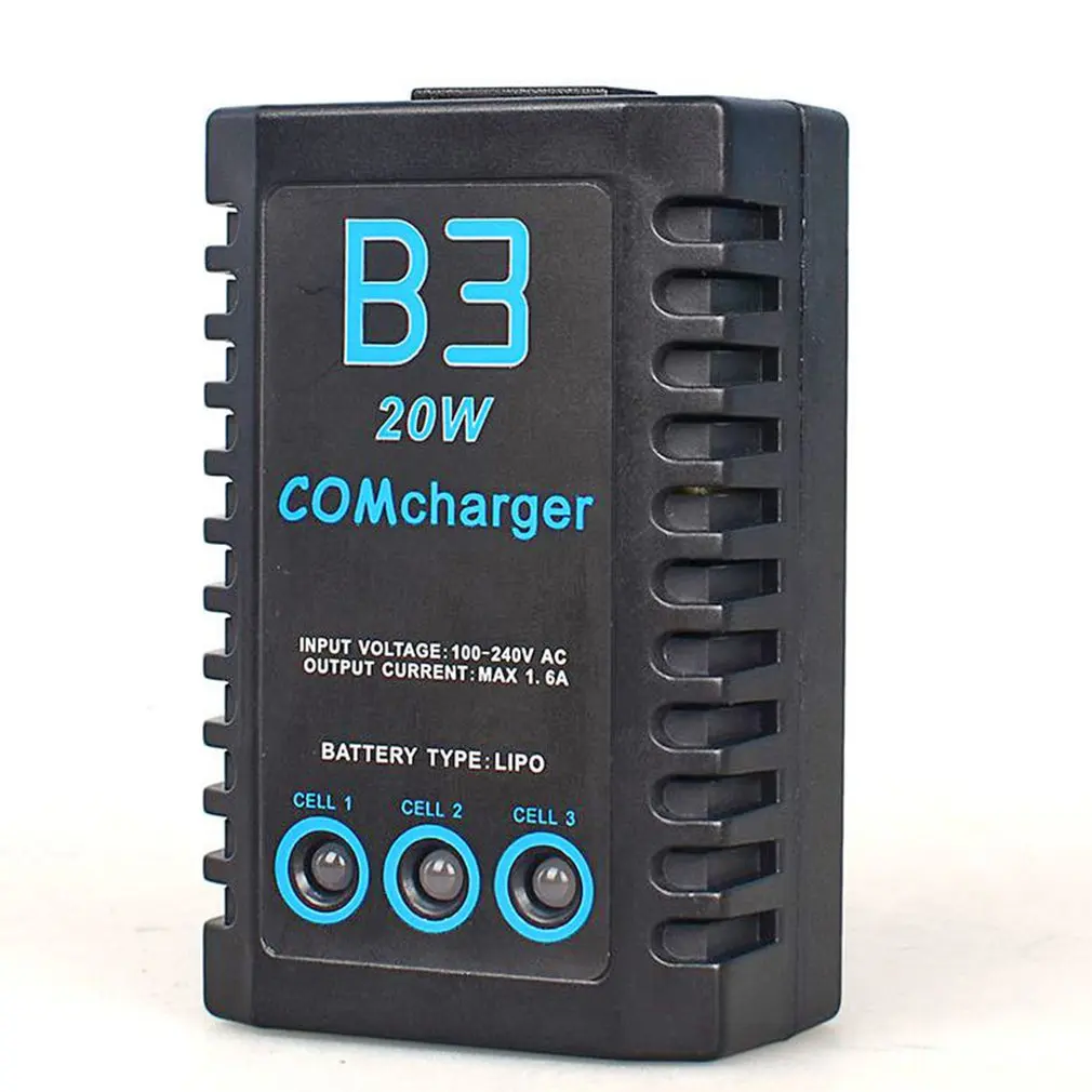B3 20 Вт 1.6A Pro зарядное устройство для 2S 3S 7 4 V 11 1 литиевая LiPo батарея мини