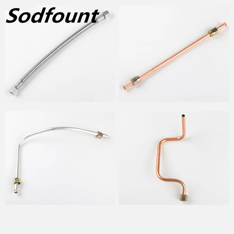 1 шт. воздушный компрессор алюминиевая трубка насос обратный клапан медная труба