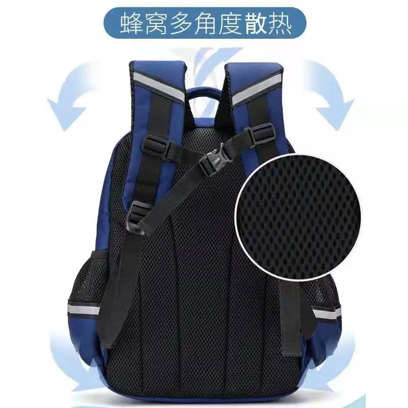 Disney School Bags For Boys Girls Car Lightning Mcqueen Primary Student Shoulder Back Orthopedic Grade 1-6 Kids Gifts Mochilar