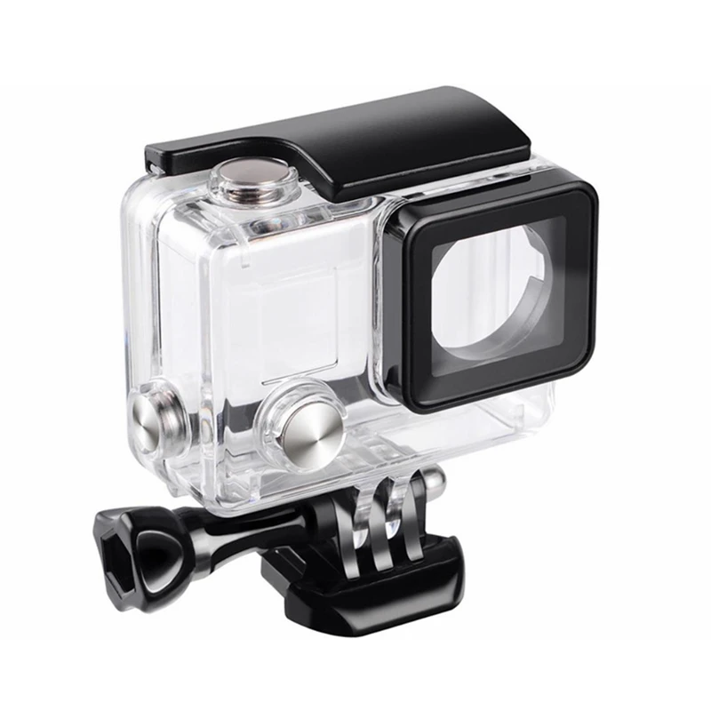 Аксессуары для GoPro 4 3+ Внешний ЖК-экран BacPac+ Водонепроницаемый чехол для Go Pro Hero 4 3+ крепление - Цвет: A Package