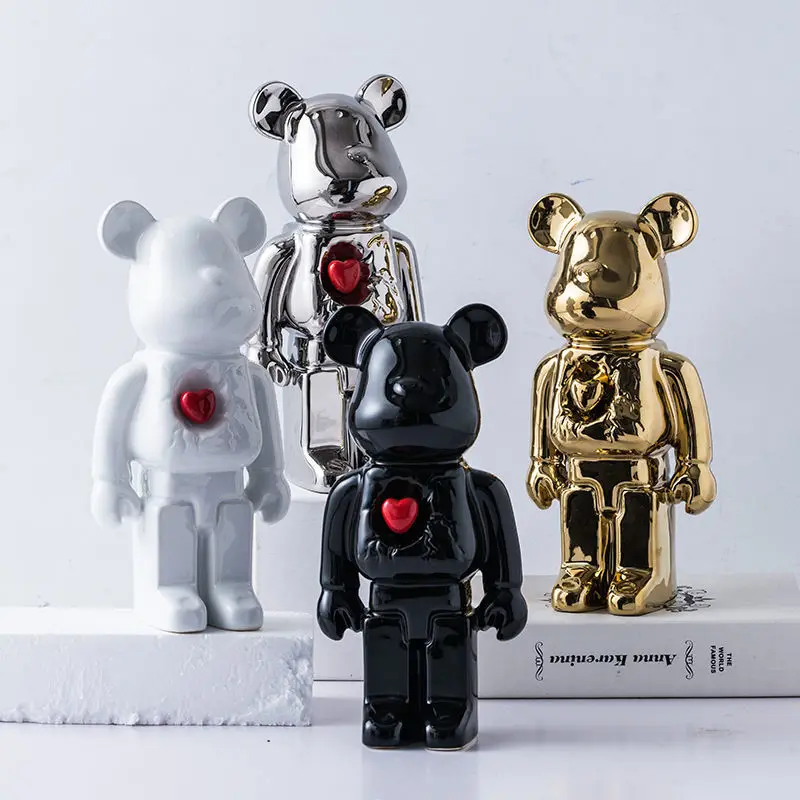 

400% Bearbrick отправляет подарки на день рождения пар, высококачественные украшения, изысканные и высококлассные фигуры, украшение комнаты