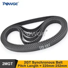 POWGE 220228232240244250252 2GT зубчатый ремень W = 369 мм 252-2GT 250-GT2 220-GT2 232-GT2 замкнутому циклу синхронный ремень