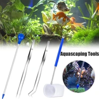 aquarium tweezer acrylic fish reef feeding tube cleaning tool for aquarium fish tank pond