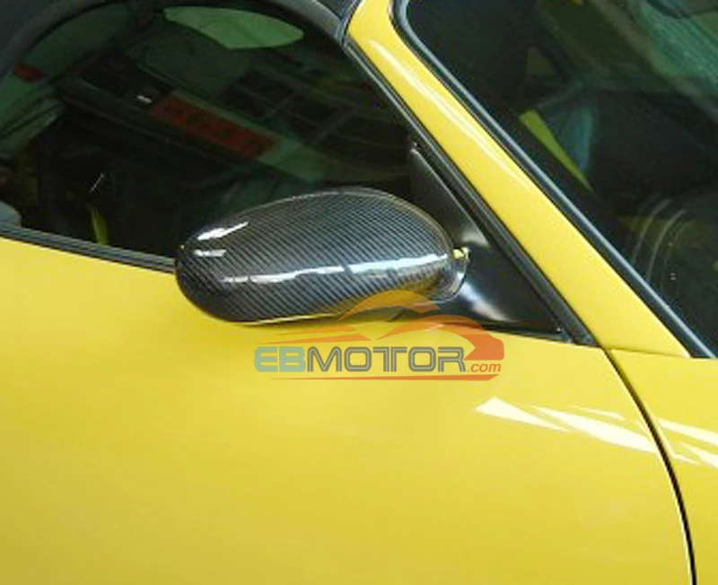 Настоящее зеркало из углеродного волокна 1 пара для Porsche 911 996 Boxster 986 1998-2004 T052M