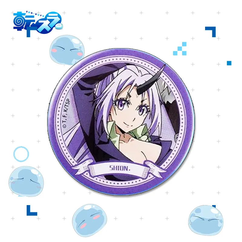 

Cartoon That Time I Got Reincarnated As A Slime Rimuru Tempest Shizue Izawa Neutral Anime Acrylic Pendant Brooch Pendant