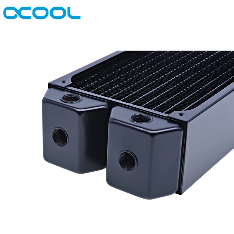 Alphacool UT60 медный радиатор, 140 мм, 280 мм, 420 мм, 560 мм толщиной 60 мм, радиатор водяного охлаждения компьютера cooler master для 14 см вентилятора