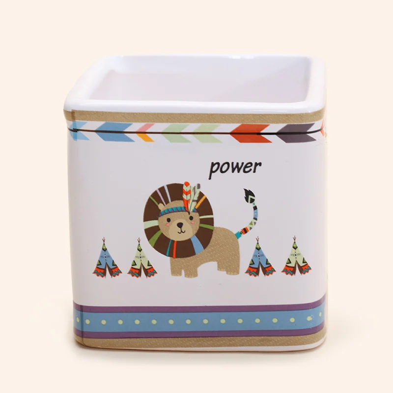 Яркий фотографический индивидуальный цветочный горшок для мяса белый