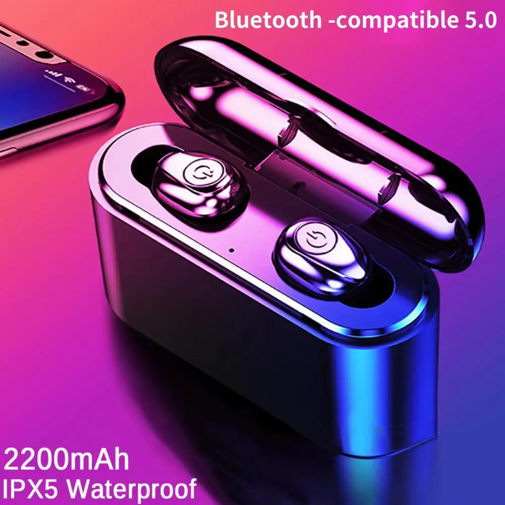 

1 pair of wireless headsets are automatically paired, noise reduction, stereo, long standby,-Bluetooth compatible in-ear games