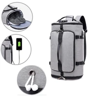 men multifunction sports backpacks usb charging business bag waterproof travel luggage handbag computer notebook backpacks