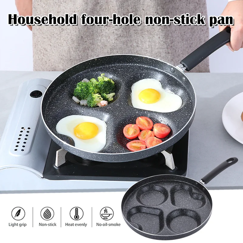

Nonstick Pans Egg Frying Pan 3/4 Cup Egg Cooker Pan Multipurpose Pancakes Maker Burger Omelet Cooker Kitchen Frying Cooking Pan