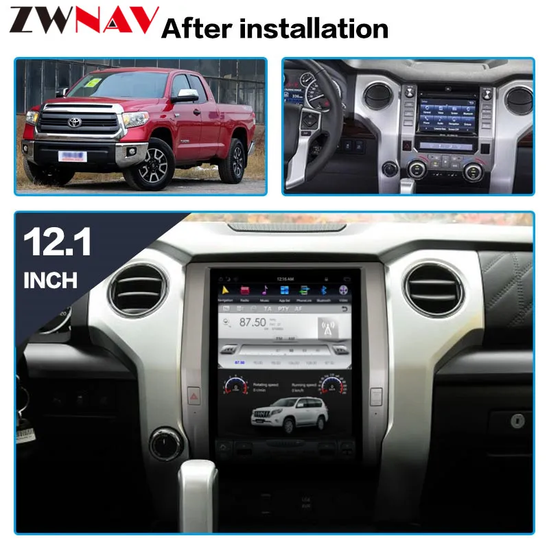 

Автомагнитола Tesla на Android 8,1 с gps, головное устройство для Toyota Tundra 2014 2015 2016 2017, gps-навигация, BT, карты, без dvd-плеера